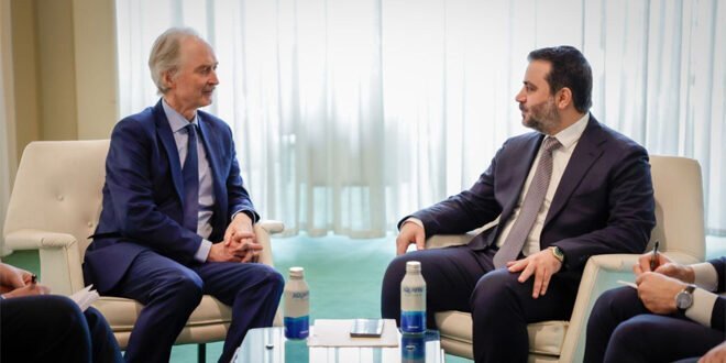 الشيباني وبيدرسون يبحثان تطورات الأوضاع في سوريا في نيويورك