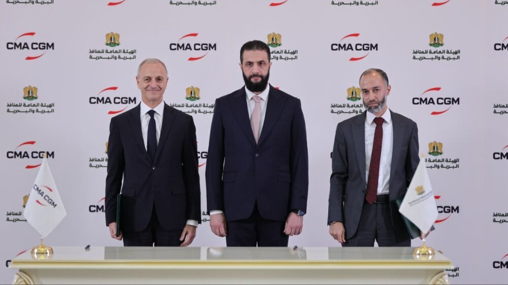 صفقة ضخمة: شركة فرنسية تستثمر 230 مليون يورو لتطوير ميناء اللاذقية السوري