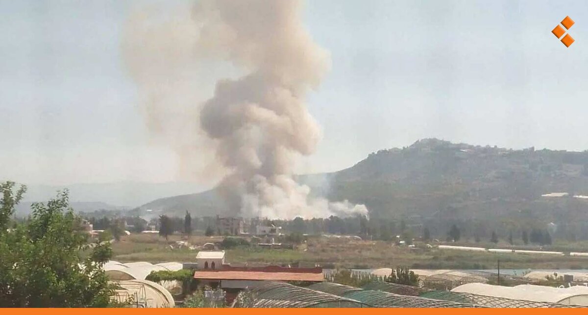 حريق في موقع عسكري سابق قرب جبلة يتسبب بانفجارات متتالية