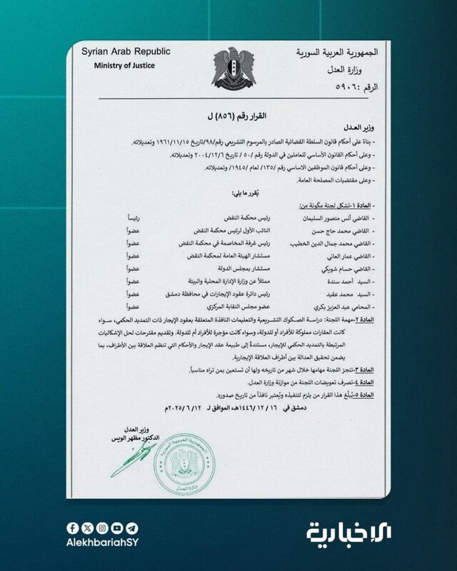 لجنة لدراسة عقود الإيجار القديمة: هل تنجح في تحقيق العدالة بين المالك والمستأجر؟