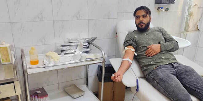 حملة تبرع بالدم في درعا لدعم مرضى التلاسيميا وتلبية احتياجات المشافي