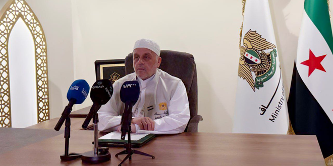 وزير الأوقاف يعلن من مكة المكرمة نجاح موسم الحج: أكثر من 22 ألف حاج سوري أدوا المناسك بسلام