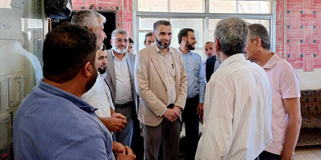 وزارة الطاقة تتفقد منشآت الكهرباء في دير الزور وتؤكد على تحسين التيار الكهربائي