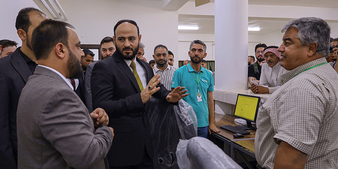 مديرية النقل في حلب تستأنف أعمالها من مقرها المرمم بمنطقة النقيرين