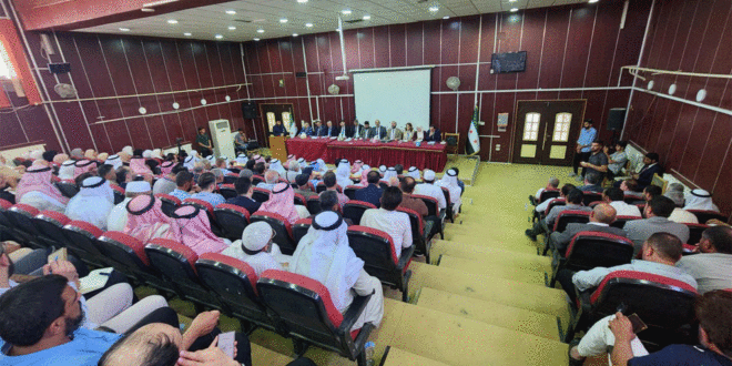 دير الزور: جلسة تعريفية وتشاورية حول انتخابات مجلس الشعب