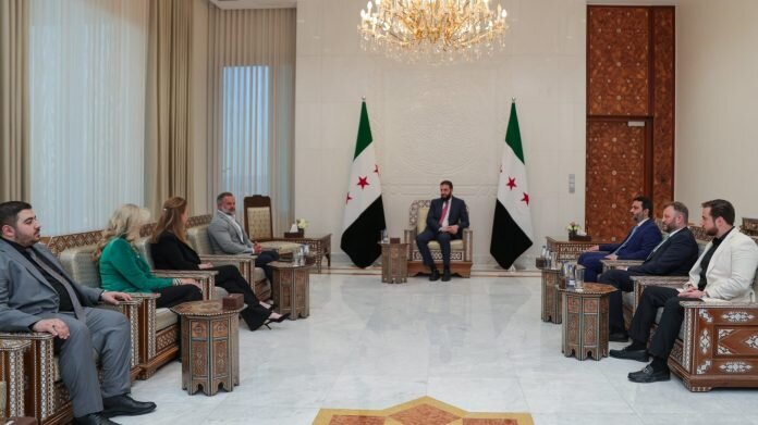 الشرع يبحث مع وفد الكونغرس الأمريكي العقوبات ومسار التفاوض مع "إسرائيل"