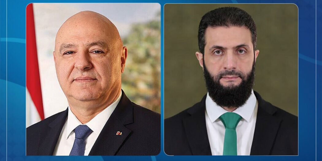 الرئيس اللبناني يعزي الرئيس الشرع بضحايا الهجوم الإرهابي على كنيسة مار إلياس في دمشق