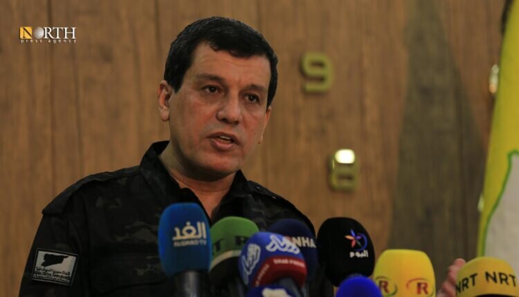 مظلوم عبدي: مستعدون للقاء أردوغان وحوار مع دمشق ضمن اللامركزية