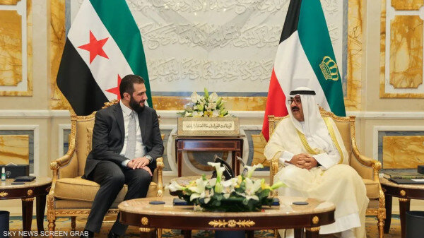 الرئيس السوري وأمير الكويت يبحثان تعزيز العلاقات الثنائية ومستجدات الأوضاع الإقليمية