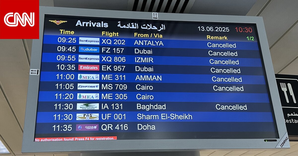 اضطراب حركة الطيران العالمية: إغلاق المجال الجوي للشرق الأوسط وتحويل مسارات الرحلات