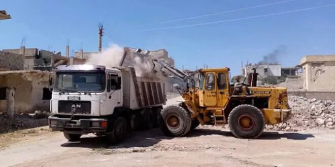 درعا: إعادة تدوير الأنقاض لتحسين البنية التحتية في المدينة