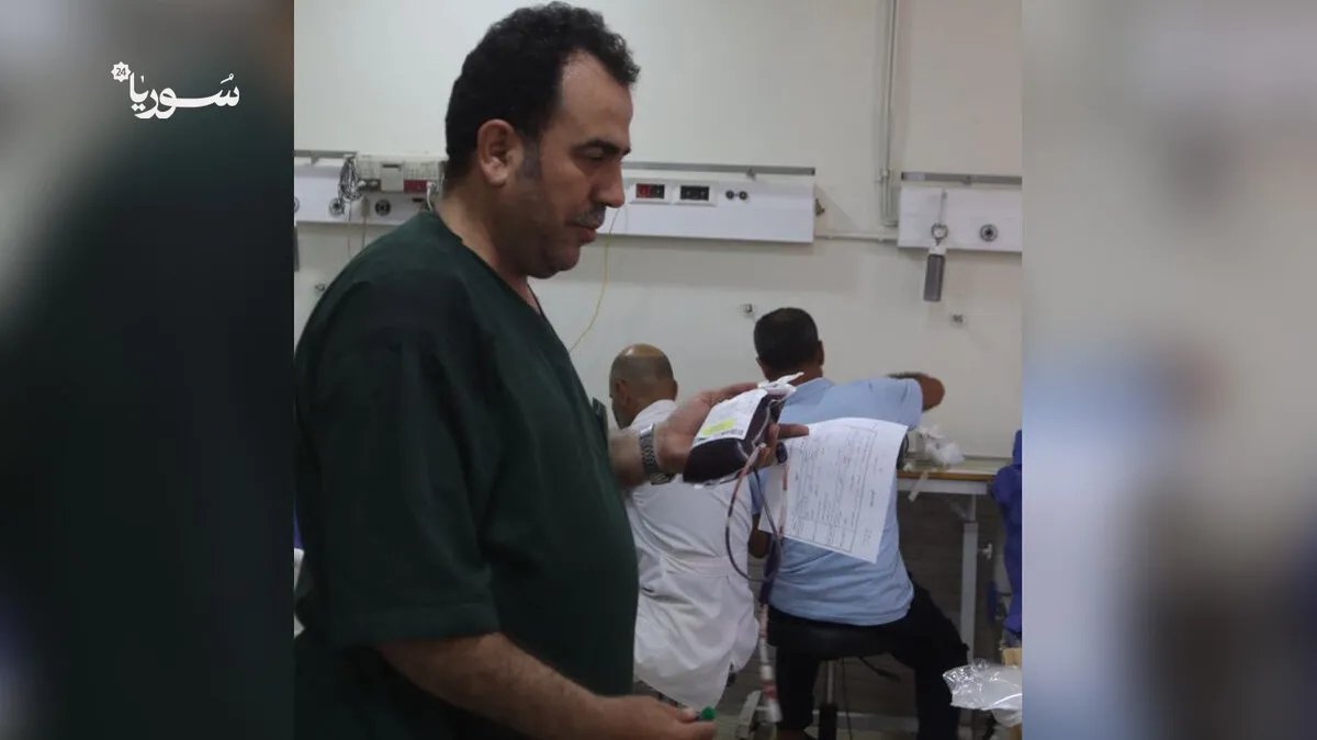 حملة تبرع بالدم في حماة: دعم حيوي لأكثر من 500 مريض تلاسيميا وتأمين وحدات الدم
