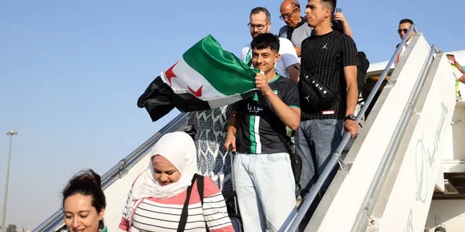 بعد انقطاع سنوات: أول طائرة من النمسا واليونان تهبط في مطار دمشق الدولي