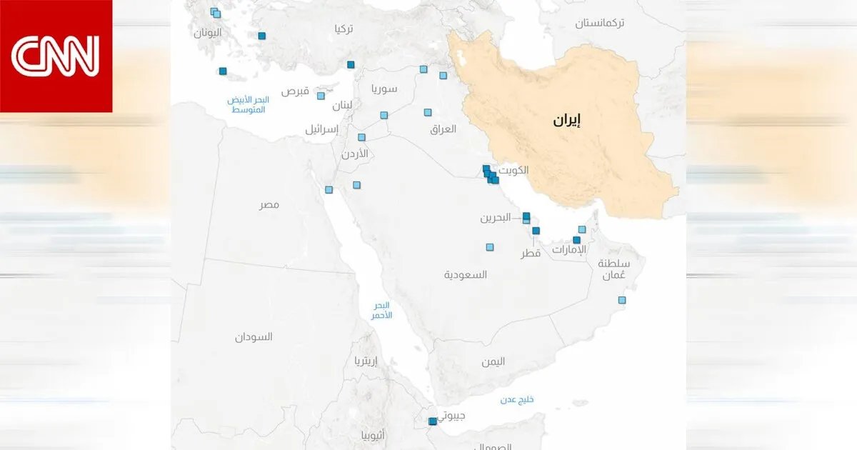 بعد تهديدات بالانتقام: خريطة تفصيلية لمواقع القواعد الأمريكية في الدول العربية