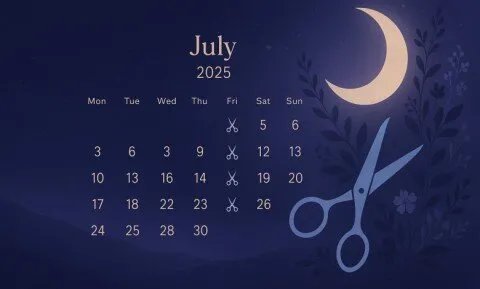 دليل شامل: أفضل مواعيد قص الشعر في يوليو 2025 لنمو أسرع وشعر أكثر صحة
