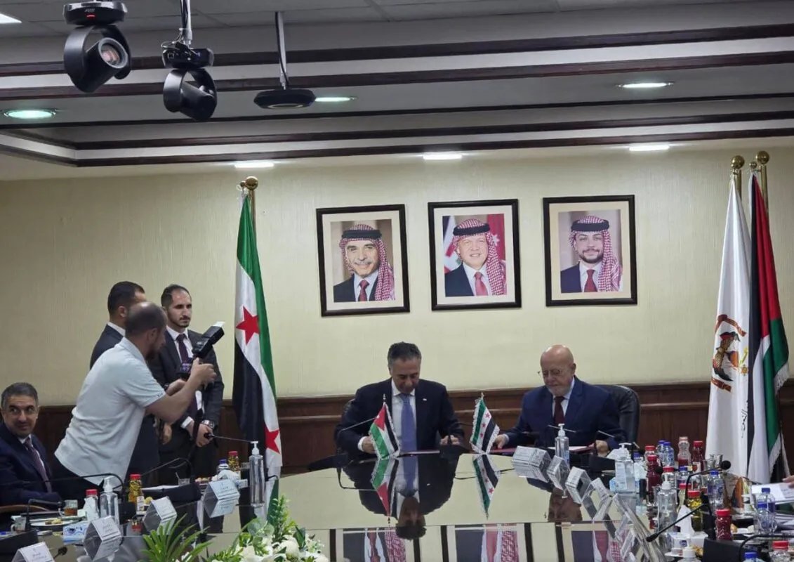سوريا والأردن توقعان اتفاقية شراكة استراتيجية لتعزيز التبادل التجاري والتنمية الاقتصادية