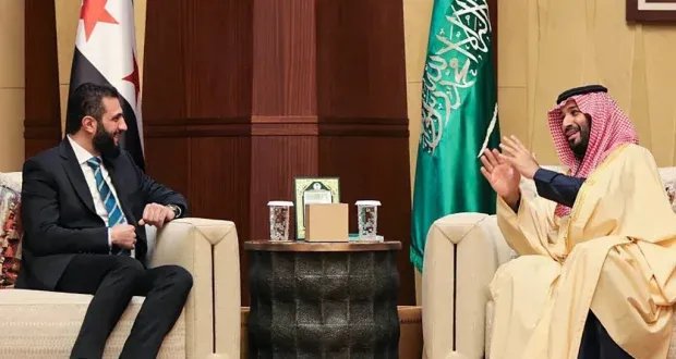 ولي العهد السعودي يؤكد دعمه لسوريا ويشدد على رفض أي مساس بالسلم الأهلي