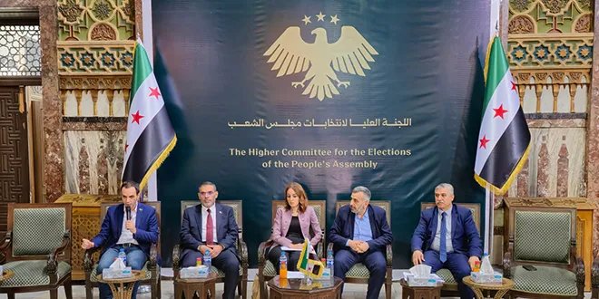 اللجنة العليا لانتخابات مجلس الشعب تستقبل وفدًا من اتحاد الصحفيين وتناقش نظام الانتخابات