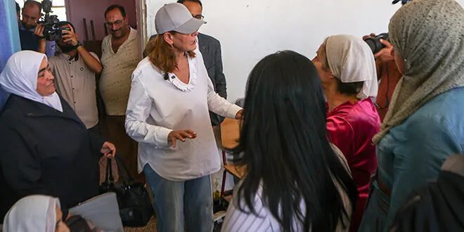 وزيرة الشؤون الاجتماعية تتفقد مراكز الإيواء في درعا وتؤكد استمرار الدعم للنازحين
