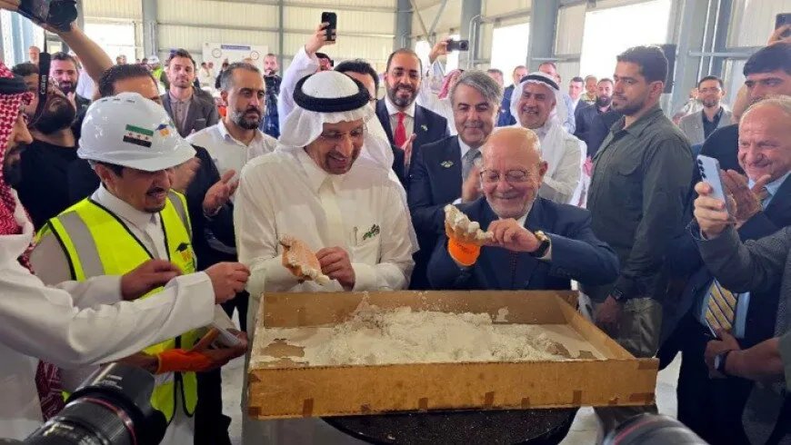 تدشين مصنع "فيحاء" للإسمنت الأبيض في ريف دمشق باستثمار سعودي