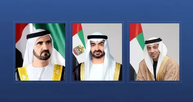 محمد بن زايد ونائباه يعزّون بوتين في ضحايا حادث تحطم الطائرة الروسية