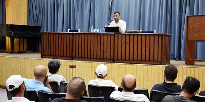 محاضرة في حمص: دور المثقف في بناء الدولة والمجتمع الحديث