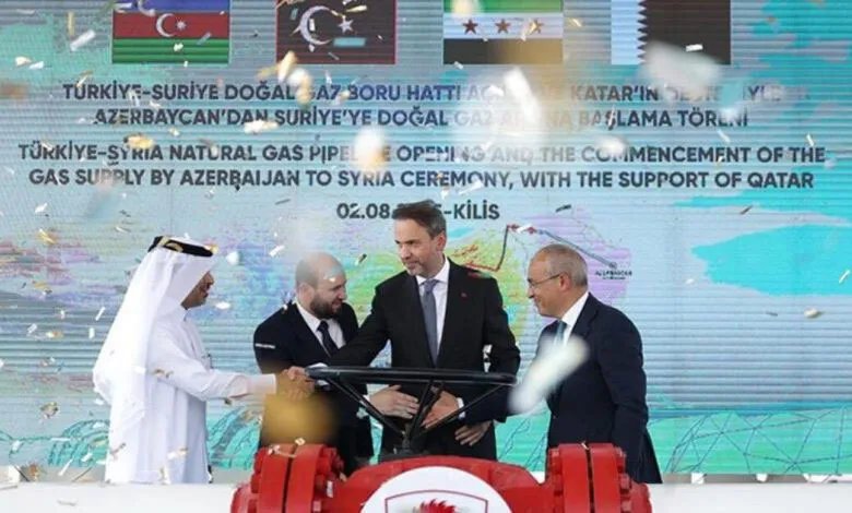 تدفق الغاز الأذربيجاني إلى سوريا عبر تركيا: تحول في مشهد الطاقة بالشرق الأوسط