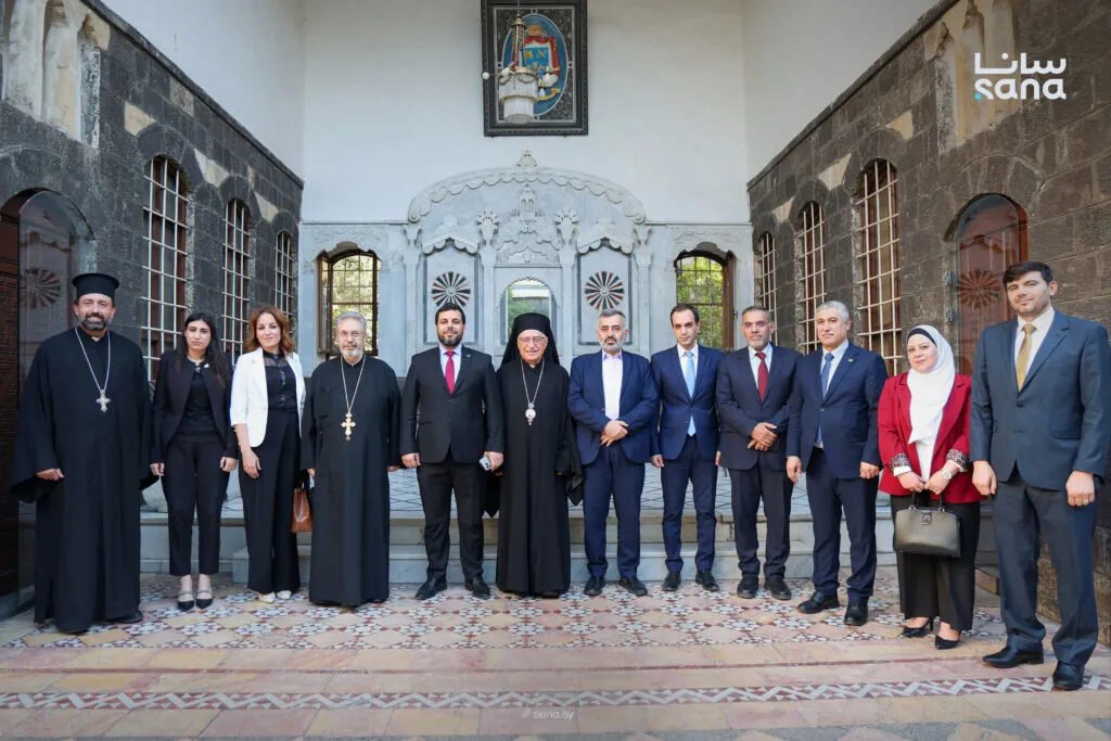 البطريرك العبسي يبحث مع لجنة انتخابات مجلس الشعب آليات الاستحقاق الانتخابي وتعزيز الوحدة الوطنية