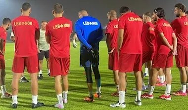 المنتخب اللبناني يواجه قطر بتشكيلة محلية في غياب المحترفين