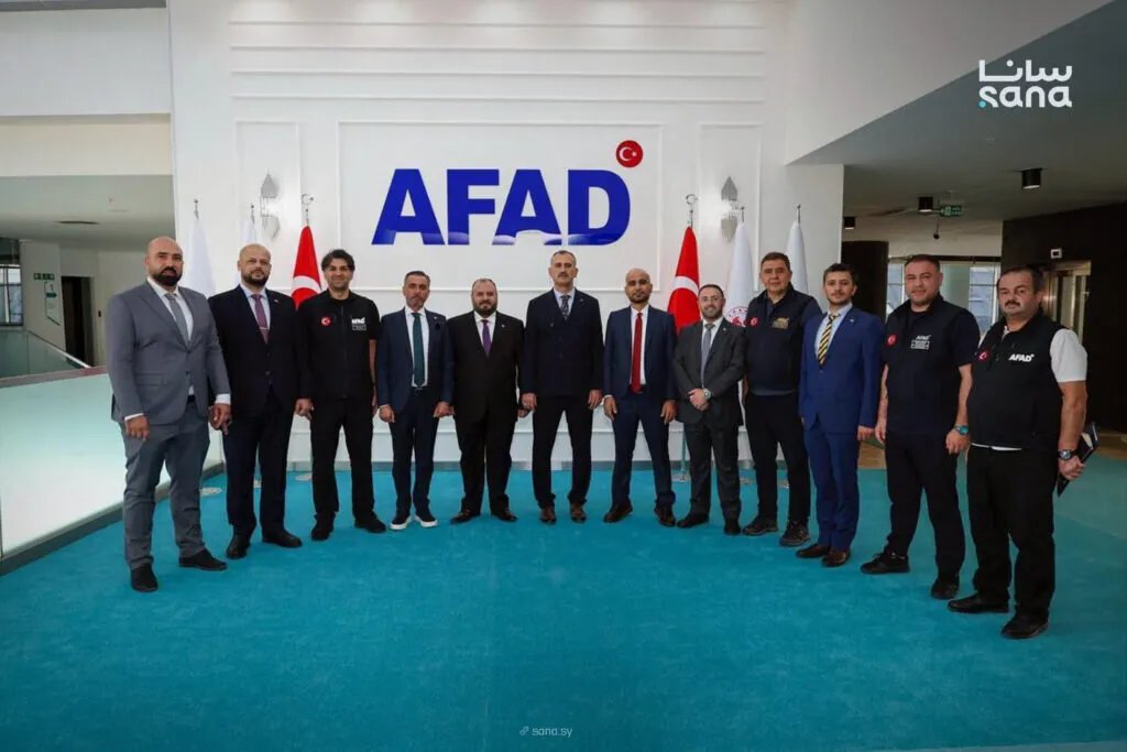 وفد سوري يبحث مع مركز AFAD التركي تعزيز التعاون في مواجهة الكوارث