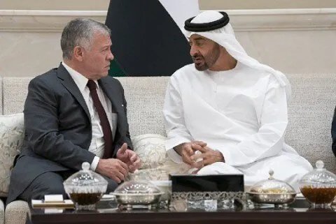 الملك الأردني والرئيس الإماراتي يتفقان على رفض ترسيخ الاحتلال الإسرائيلي لغزة وتوسيع الاستيطان في الضفة