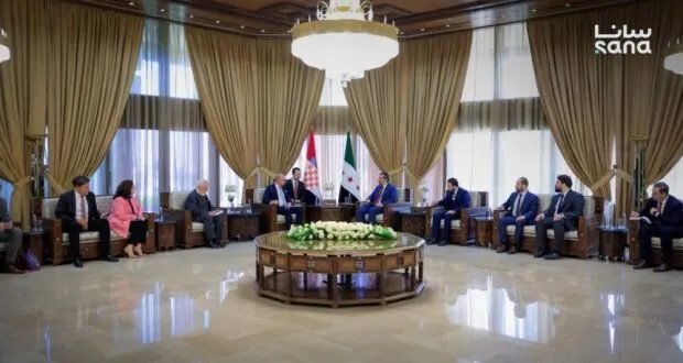 وزير الخارجية السوري يستقبل نظيره الكرواتي في دمشق لبحث العلاقات الثنائية