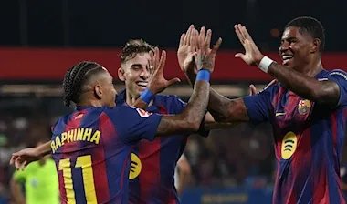 برشلونة يواجه صعوبات في العودة إلى كامب نو رغم الفوز الكبير