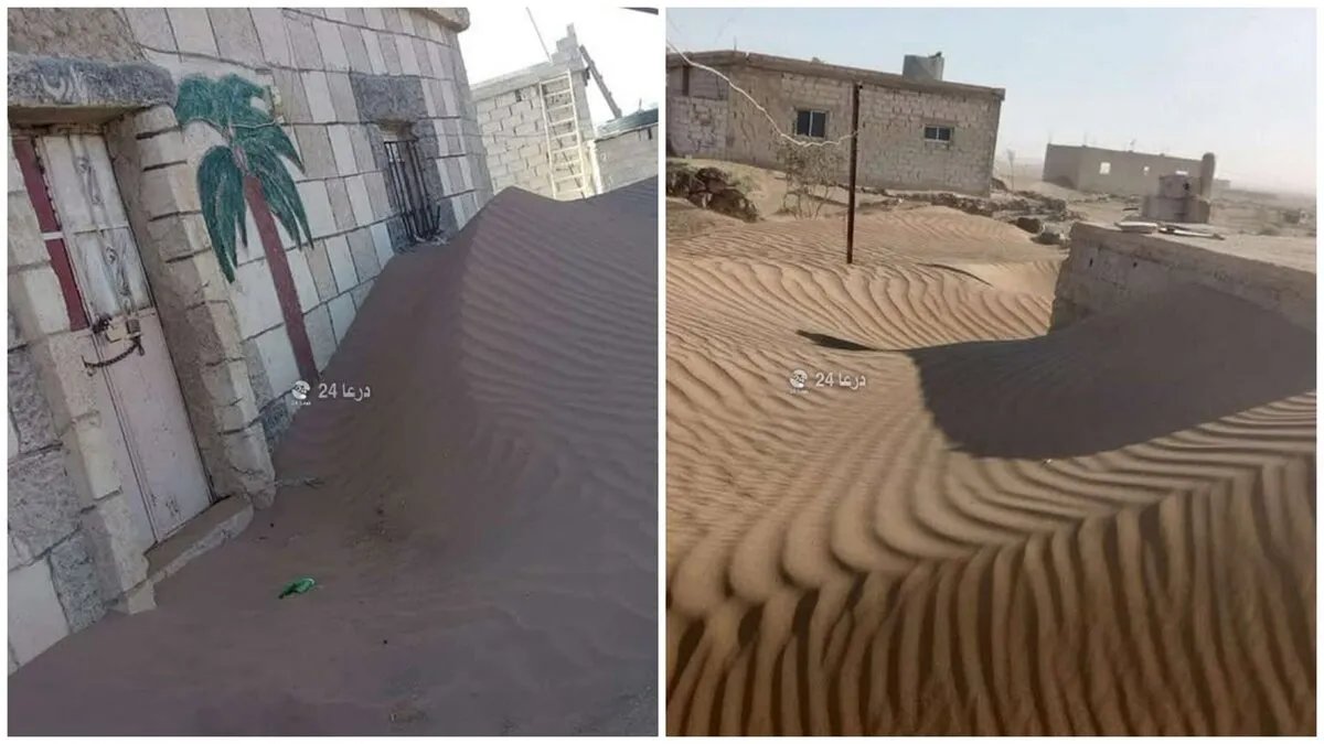 بويضان السورية تحت وطأة الرمال: الأهالي يطالبون بحلول مستدامة