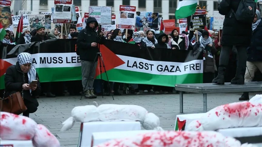 فيينا تشهد مظاهرة حاشدة تطالب بوقف الإبادة الجماعية في غزة