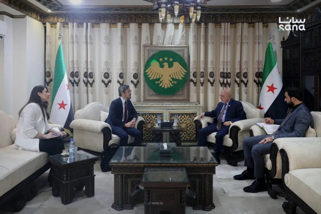 وزير الاقتصاد والصناعة السوري يبحث مع القائم بالأعمال الياباني آفاق التعاون التجاري والاستثماري