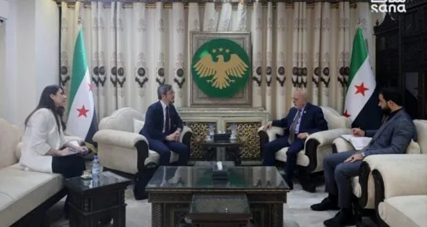 وزير الاقتصاد السوري يبحث مع القائم بالأعمال الياباني تعزيز التعاون التجاري والاستثماري بين البلدين