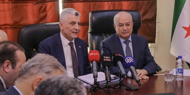 سوريا وتركيا تبحثان تعزيز التعاون التجاري والنقل وتسهيل حركة البضائع والمسافرين
