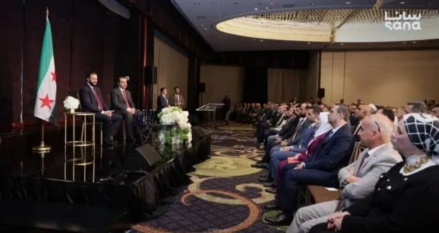 الرئيس الشرع يوجه رسالة شكر للجالية السورية في أمريكا على استقبالهم الحافل