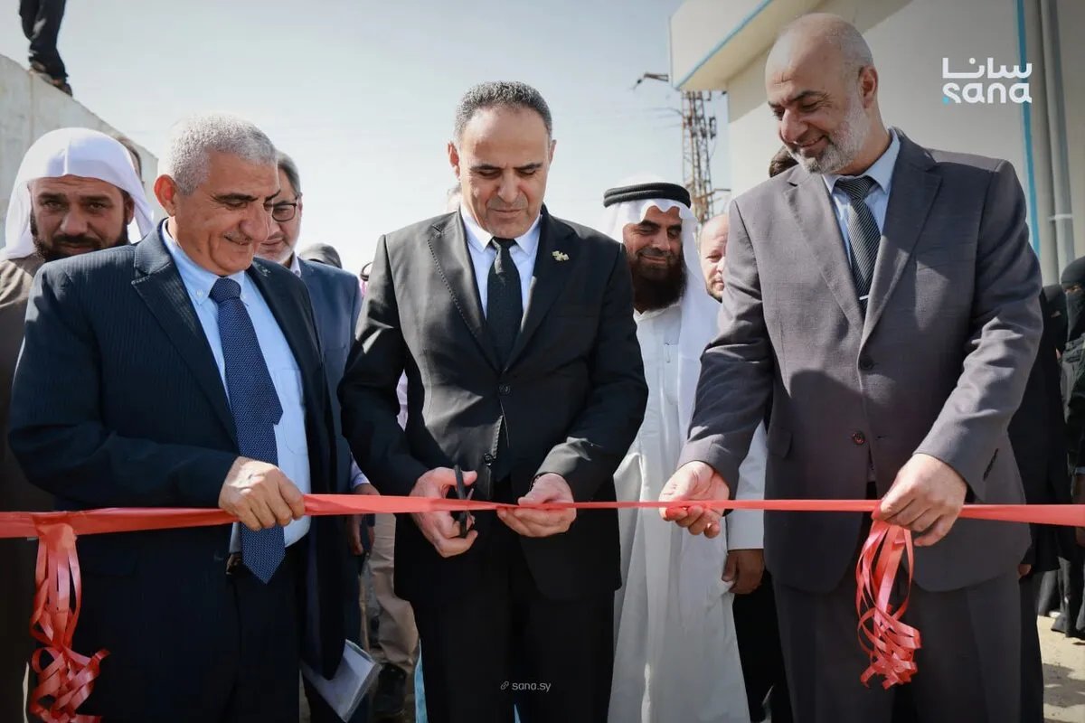 افتتاح معمل مراعي البوليل للألبان والأجبان في دير الزور بدعم من منظمة الفاو