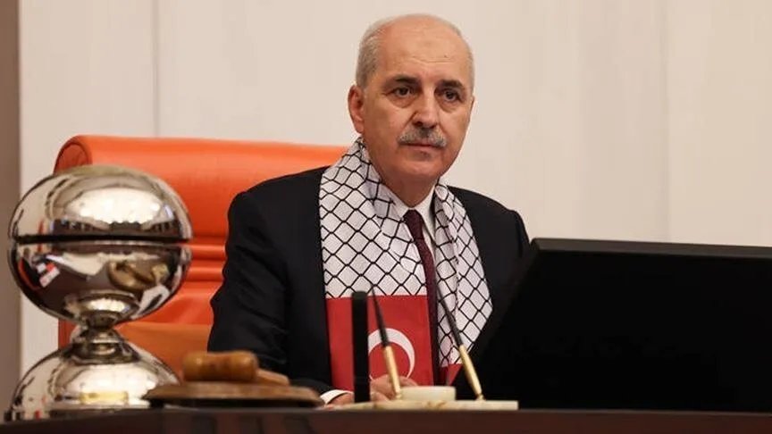 رئيس البرلمان التركي: الاعتراف بفلسطين المستقلة شرط أساسي لتحقيق السلام العادل