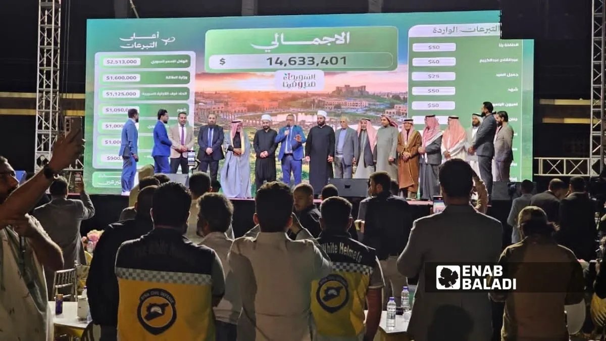 حملة "السويداء منا وفينا" تجمع تبرعات بقيمة 14.6 مليون دولار لدعم المحافظة