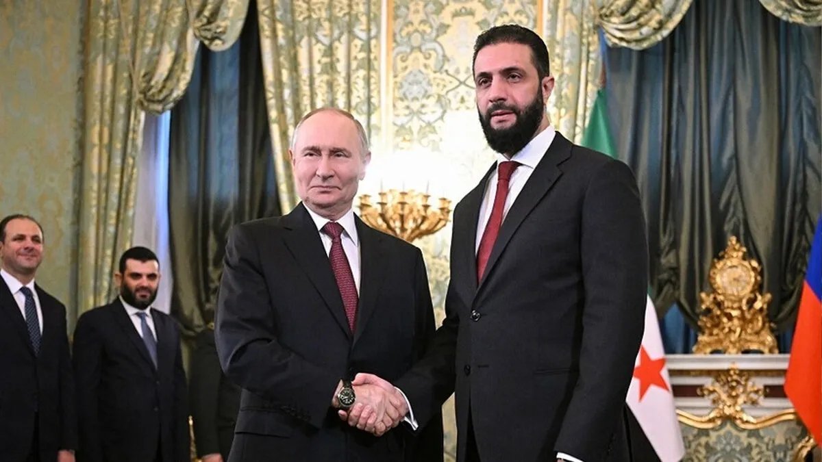 بوتين يستقبل الشرع في الكرملين ويؤكد على متانة التعاون بين روسيا وسوريا