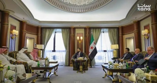 الرئيس الشرع يبحث تعزيز التعاون الاقتصادي مع كبرى المؤسسات المالية والزراعية السعودية