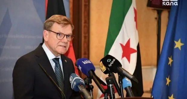 وزير الخارجية الألماني من دمشق: ألمانيا وأوروبا تدعمان استقرار سوريا وإعادة إعمارها