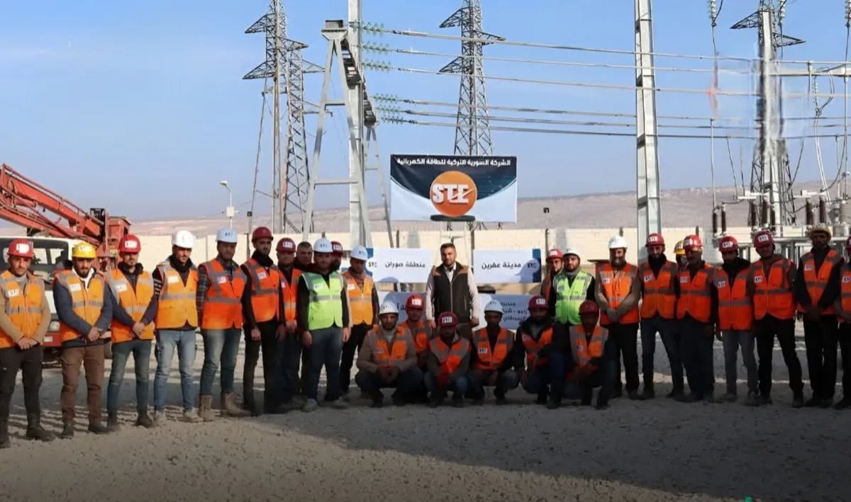 توسع نطاق خدمات الشركة السورية التركية للكهرباء ليشمل مناطق جديدة في ريف حلب الشمالي