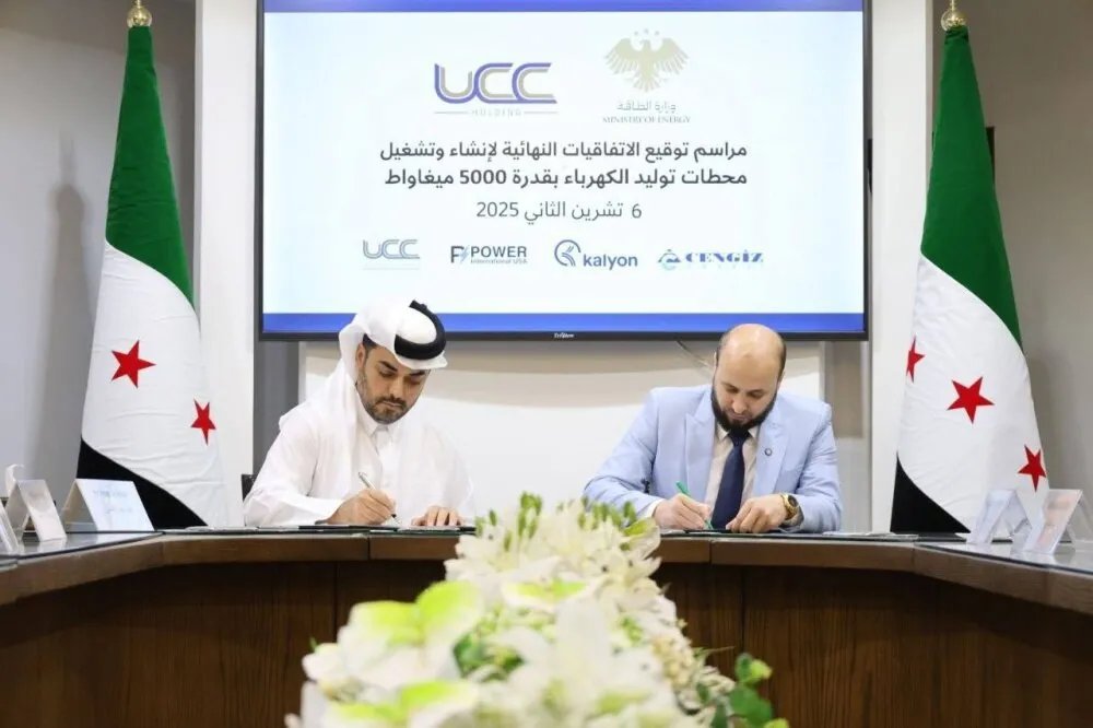 اتفاقيات تاريخية: توقيع عقود إنشاء محطات كهرباء باستطاعة 5000 ميغاواط مع أورباكون القطرية