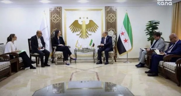 وزير التعليم العالي يبحث مع وفد بريطاني سبل تعزيز التعاون العلمي والأكاديمي بين سوريا والمملكة المتحدة