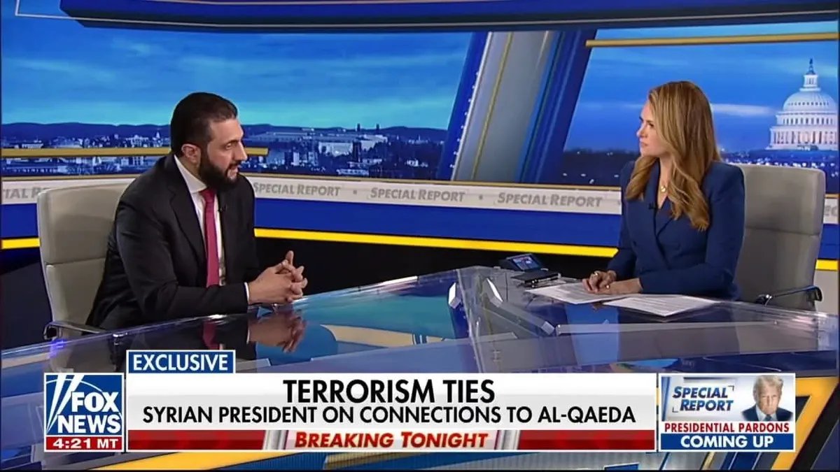 الشرع لقناة فوكس نيوز: سوريا خسرت الكثير في حربها ضد داعش وتتطلع لمرحلة جديدة مع واشنطن