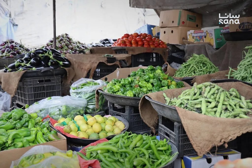 تقرير مصور: أسعار الفواكه والخضروات في سوق نهر عيشة بدمشق اليوم